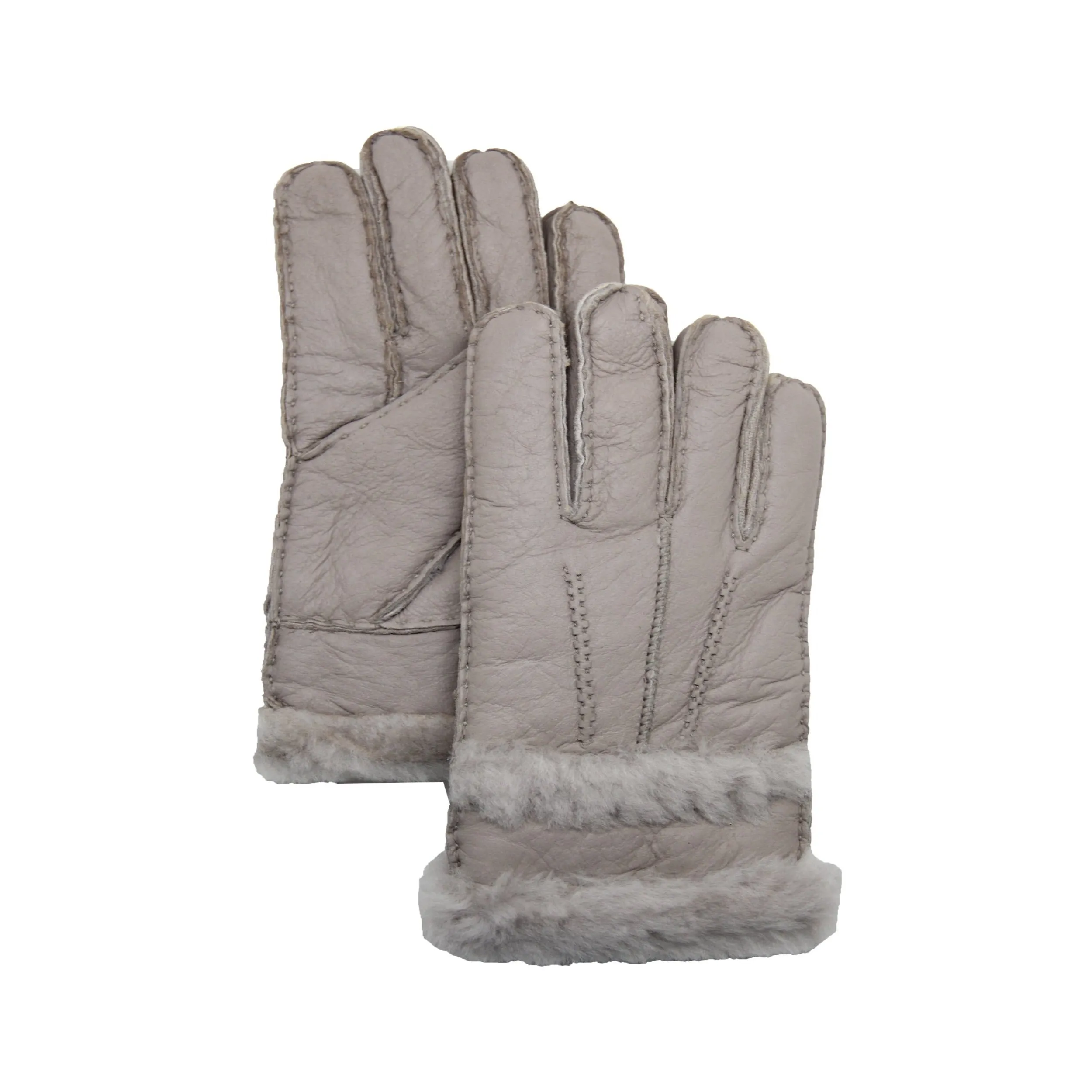 YISEVEN Womens Sheepskin Shearling Leather Gloves