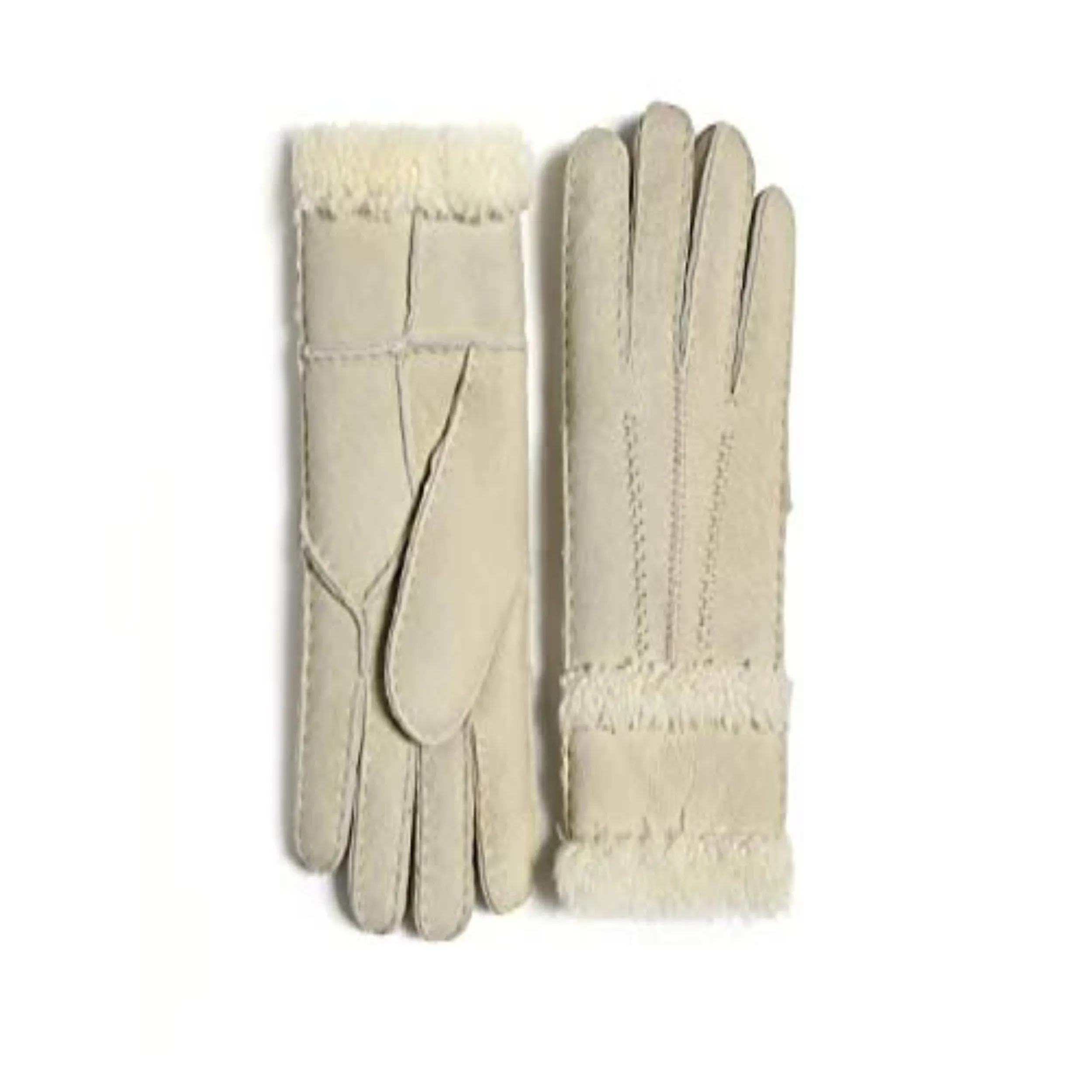 YISEVEN Womens Sheepskin Shearling Leather Gloves